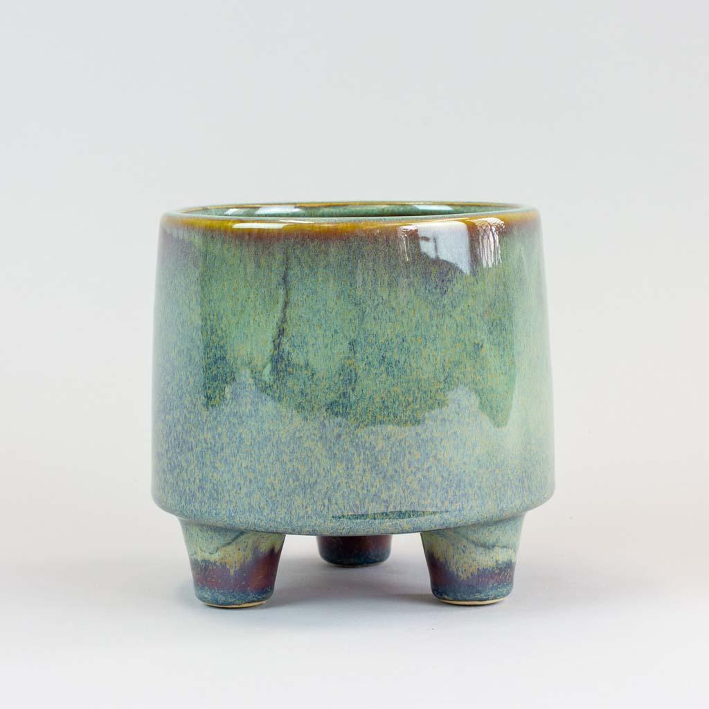 ceramic plant pot with legs 3 Legged Ceramic Pot 'Troika'