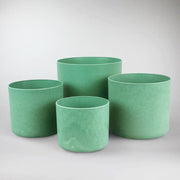 Teal Recycled Plastic Pots with drainage system